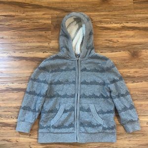 Cat & Jack Kids Gray Hoodie Sweater - Size XS(4/5)